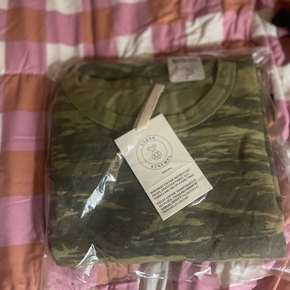 Urban Outfitters Green Camouflage Sweater